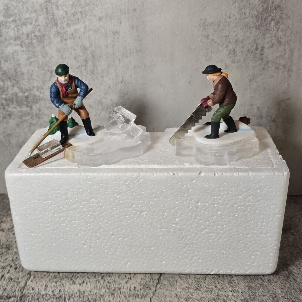 Dept 56   Heritage Village   "Blue Star Ice Harvesters"  #56502 -  Set W/box